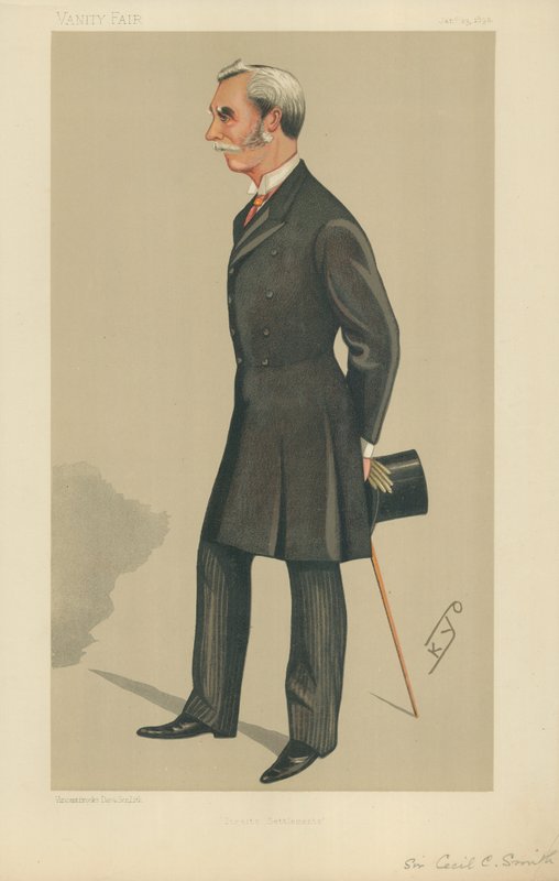 Sir Cecil Clementi Smith, Straits Settlements, 23. tammikuuta 1892, Vanity Fair -sarjakuva tekijältä English School