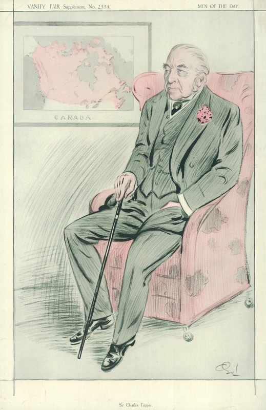 Sir Charles Tupper, 30. heinäkuuta 1913, Vanity Fair -sarjakuva tekijältä English School