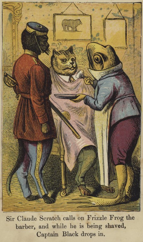 Sir Claude Scratch kutsuu Frizzle Frogin parturiin tekijältä English School