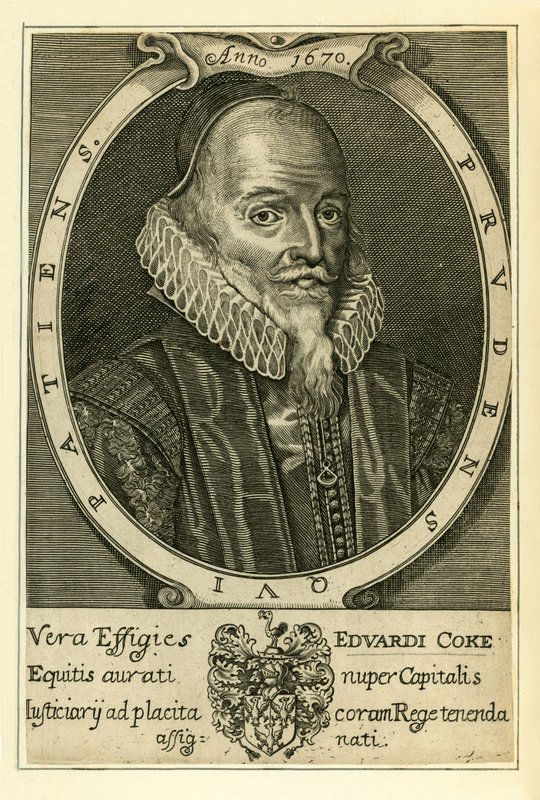 Sir Edward Coke tekijältä English School