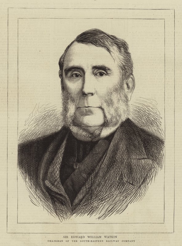 Sir Edward William Watkin (kaiverrus) tekijältä English School