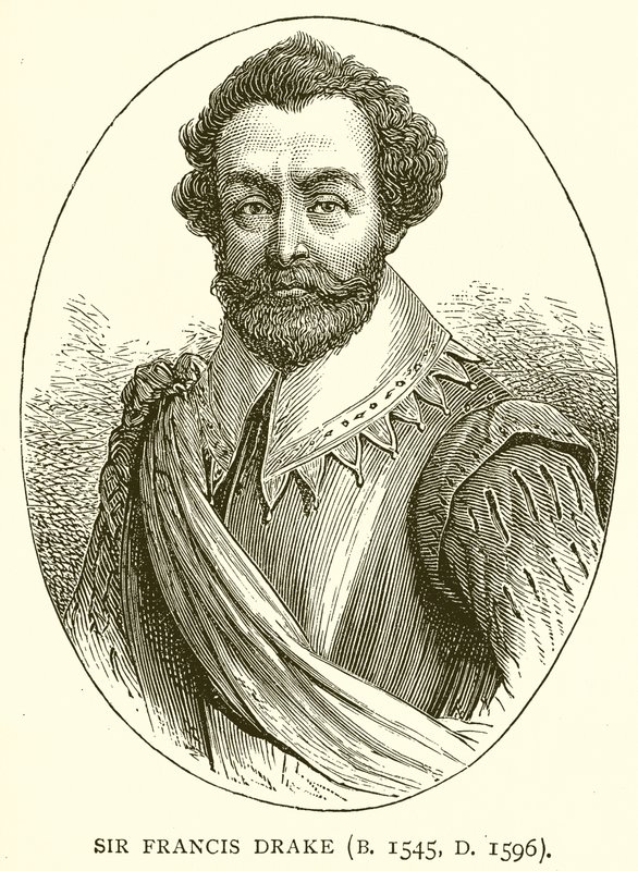 Sir Francis Drake (s. 1545, k. 1596) tekijältä English School