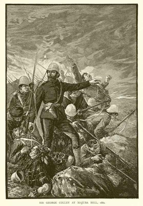 Sir George Colley Majuba Hillissä, 1881 tekijältä English School