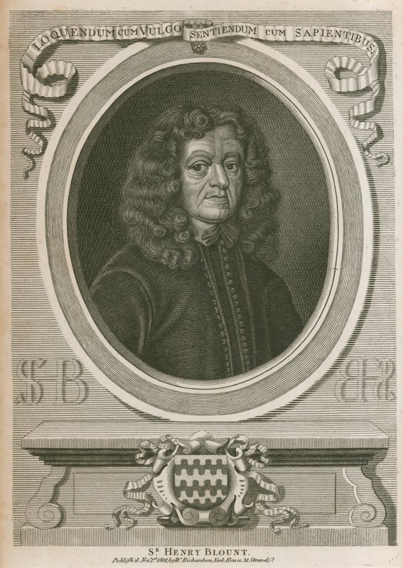 Sir Henry Blount tekijältä English School