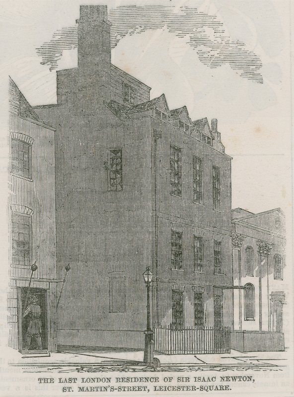 Sir Isaac Newtons House, St Martins Street, Leicester Square Lontoo tekijältä English School