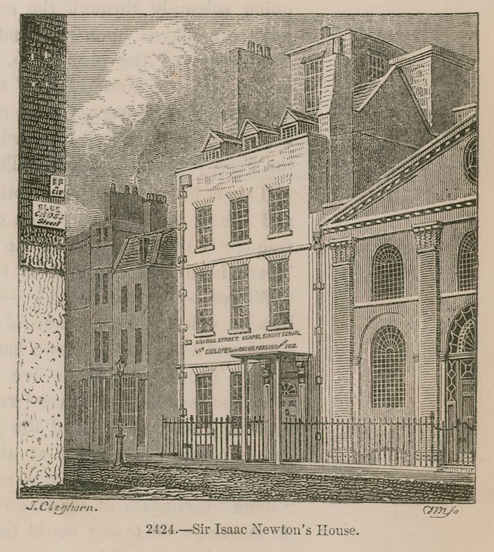 Sir Isaac Newtons House, St Martins Street, Leicester Square Lontoo tekijältä English School