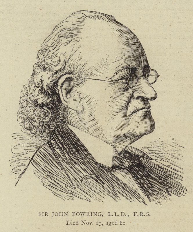 Sir John Bowring, LLD, FRS (kaiverrus) tekijältä English School