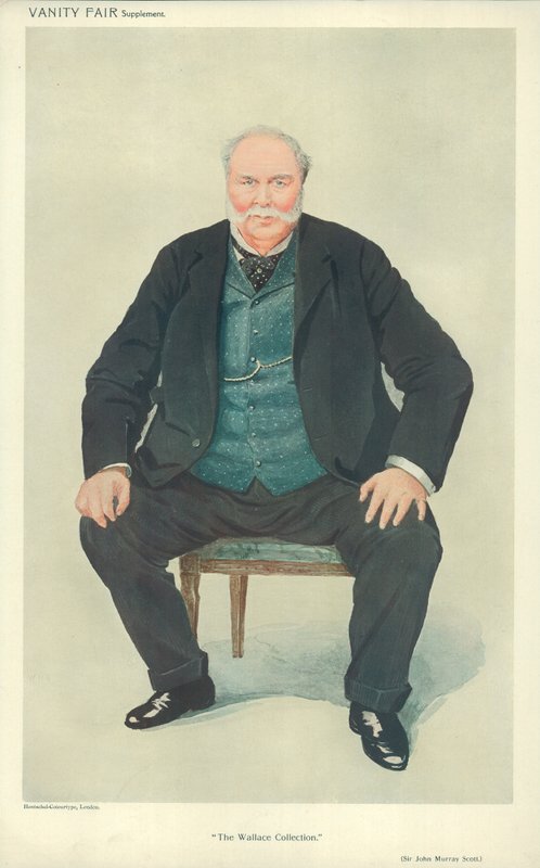 Sir John E A Murray Scott, The Wallace Collection, 14. huhtikuuta 1909, Vanity Fair -sarjakuva tekijältä English School