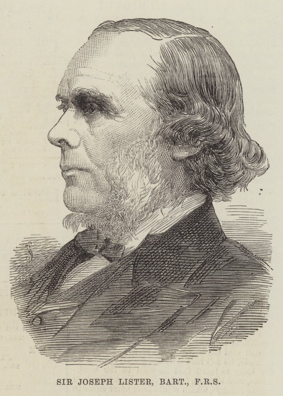 Sir Joseph Lister, Baronet, FRS (kaiverrus) tekijältä English School