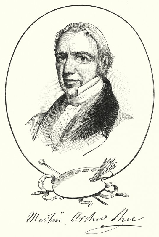 Sir Martin Archer Shee (kaiverrus) tekijältä English School
