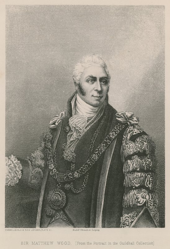 Sir Matthew Wood, Lontoon pormestari, 1809 tekijältä English School