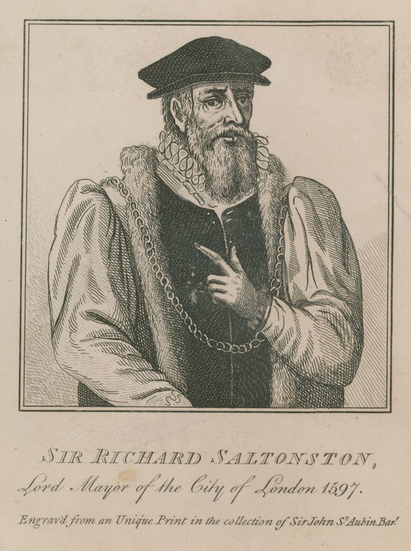 Sir Richard Saltonston, Lontoon pormestari 1597 tekijältä English School