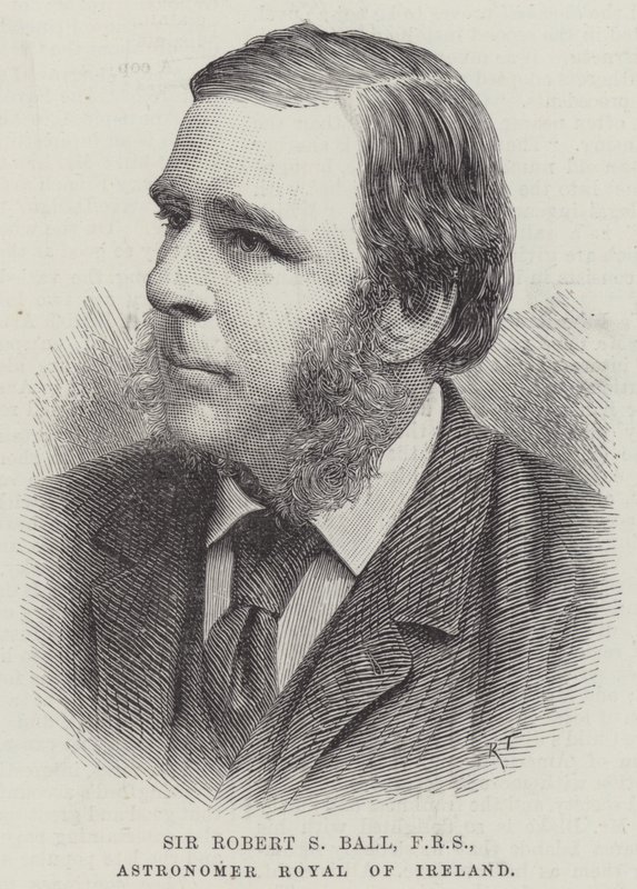 Sir Robert S Ball, FRS, Irlannin kuninkaallinen tähtitieteilijä (kaiverrus) tekijältä English School
