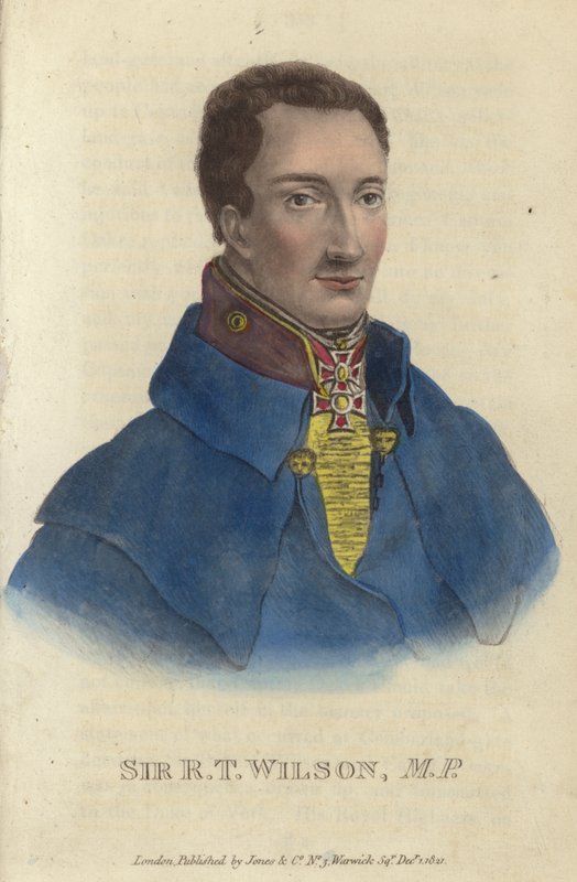 Sir Robert Thomas Wilson, brittiläinen sotilas ja poliitikko (värikaiverrus) tekijältä English School
