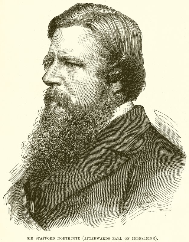 Sir Stafford Northcote (myöhemmin Earl of Iddesleigh) tekijältä English School