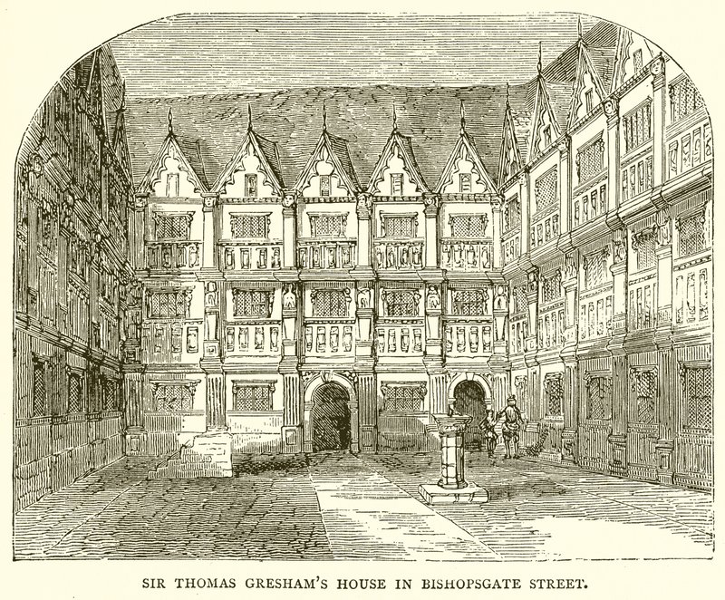 Sir Thomas Greshamsin talo Bishopsgate Streetillä tekijältä English School
