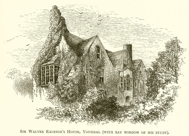 Sir Walter Raleighs House, Youghal (työhuoneensa erkkeri-ikkunan kanssa) tekijältä English School