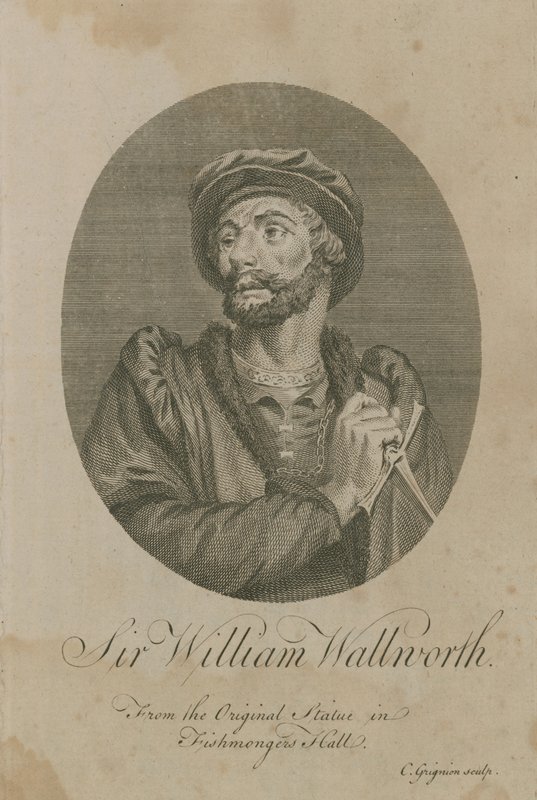 Sir William Wallworth, Lontoon pormestari, 1370 tekijältä English School