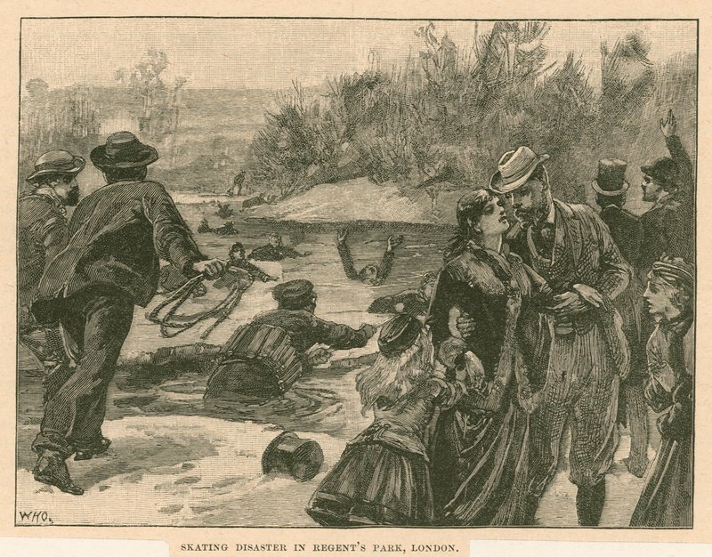 Luisteluonnettomuus Regents Parkissa Lontoossa vuonna 1867 tekijältä English School