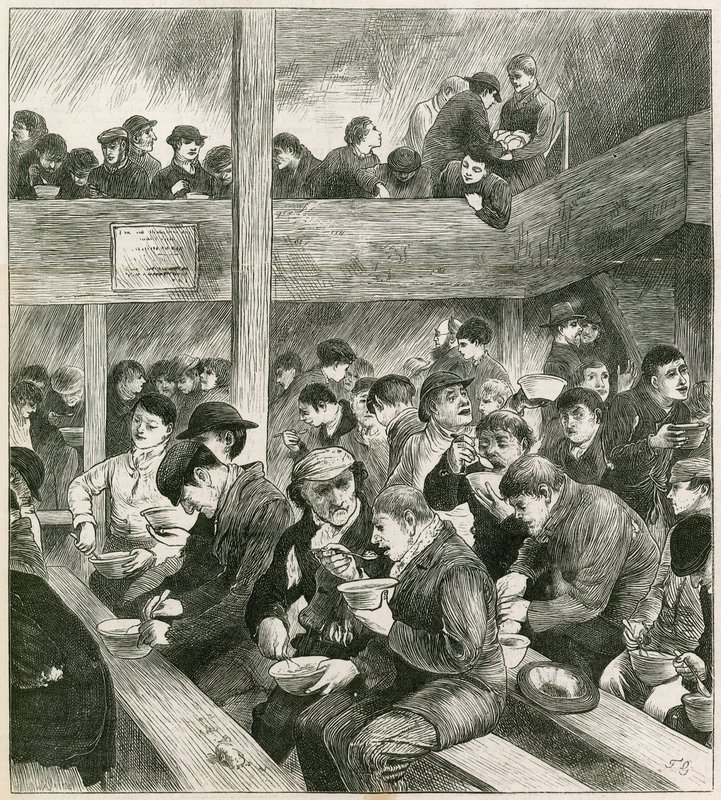 Luonnos Ned Wrights Thieves Supperissa tekijältä English School
