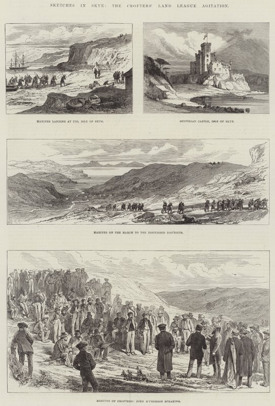 Sketches in Skye, Crofters
