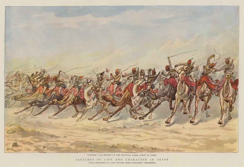 Luonnoksia elämästä ja luonteesta Egyptissä (chromolitho) tekijältä English School