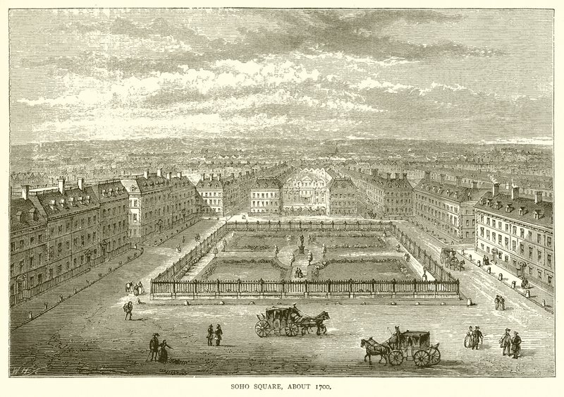 Soho Square, noin 1700 tekijältä English School