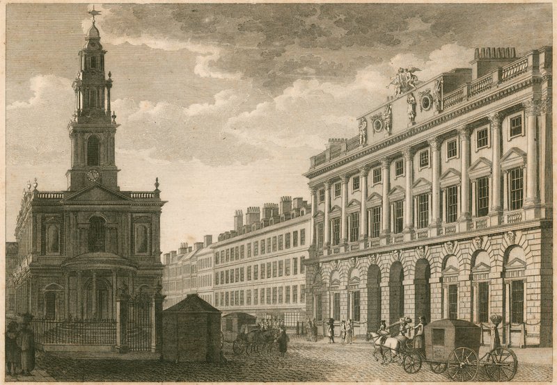 Somerset House ja St Mary-le-Strand, The Strand, Lontoo tekijältä English School