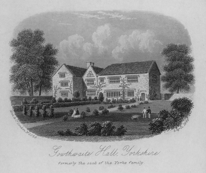 Southwaite Hall, Yorkshire, entinen Yorke-perheen kotipaikka tekijältä English School