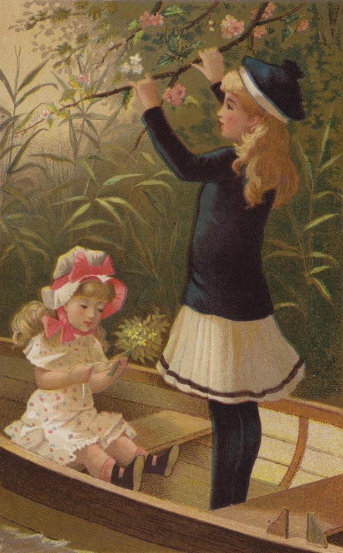 Kevätkukat (chromolitho) tekijältä English School