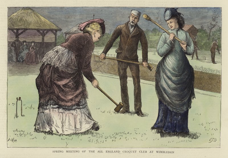 All England Croquet Clubin kevätkokous Wimbledonissa tekijältä English School
