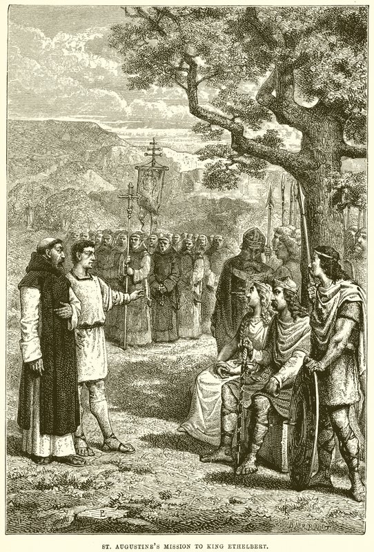 St. Augustinuksen lähetystyö kuningas Ethelbertille tekijältä English School