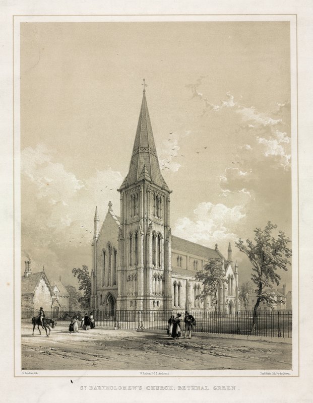 St Bartholomews Church Bethnal Green tekijältä English School