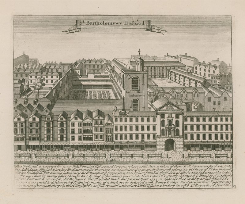 St Bartholomewsin sairaala, Smithfield tekijältä English School