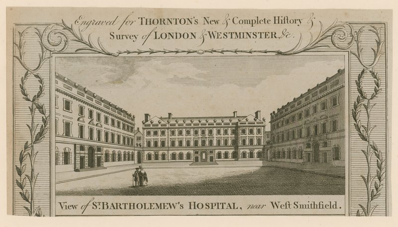 St Bartholomewsin sairaala, Smithfield. tekijältä English School
