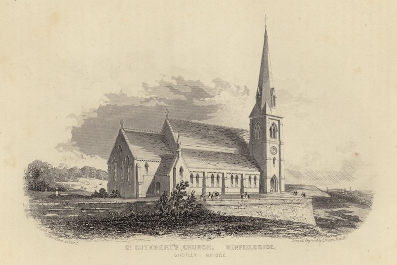 St Cuthbertin kirkko, Shotley Bridge, Benfieldside, Durham tekijältä English School
