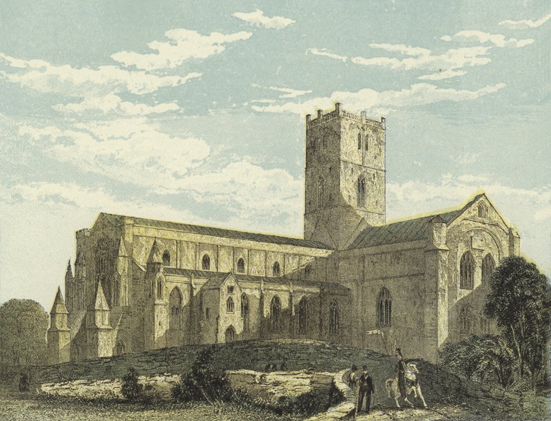 St Davids Cathedral, South West View tekijältä English School