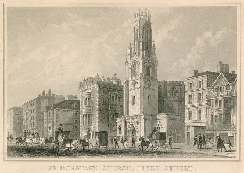St Dunstans Church, Fleet Street, Lontoo tekijältä English School
