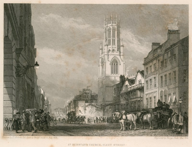St Dunstans Church, Fleet Street, Lontoo tekijältä English School
