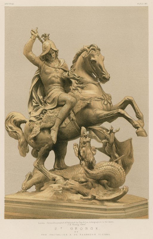 The Chevalier A de Fernkornin St George, Wien tekijältä English School