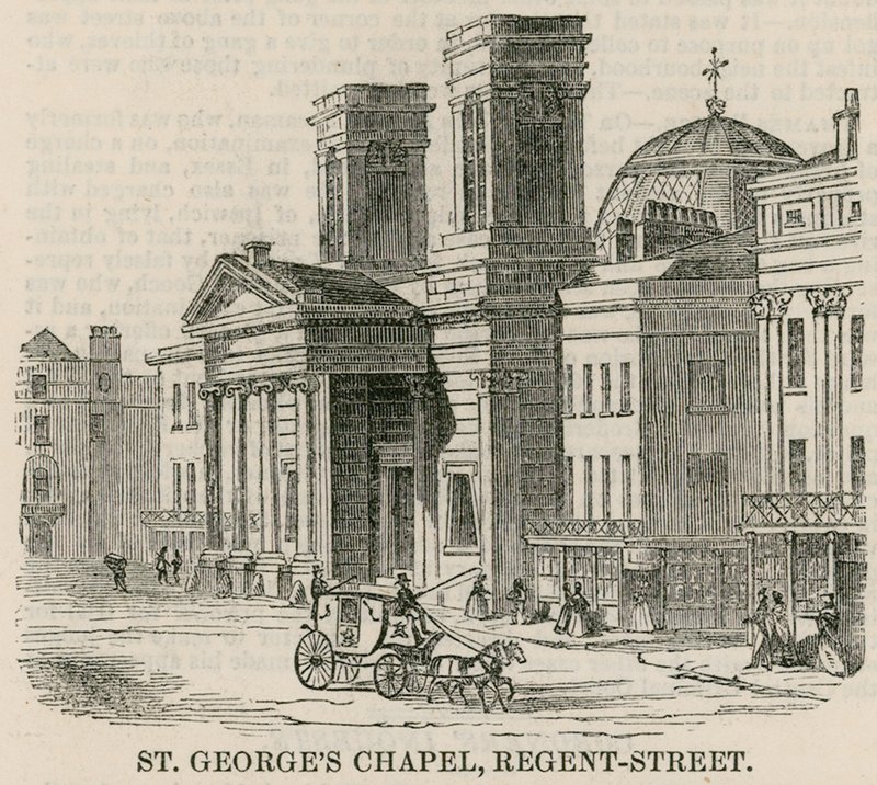 St Georges Chapel, Regent Street, Lontoo tekijältä English School