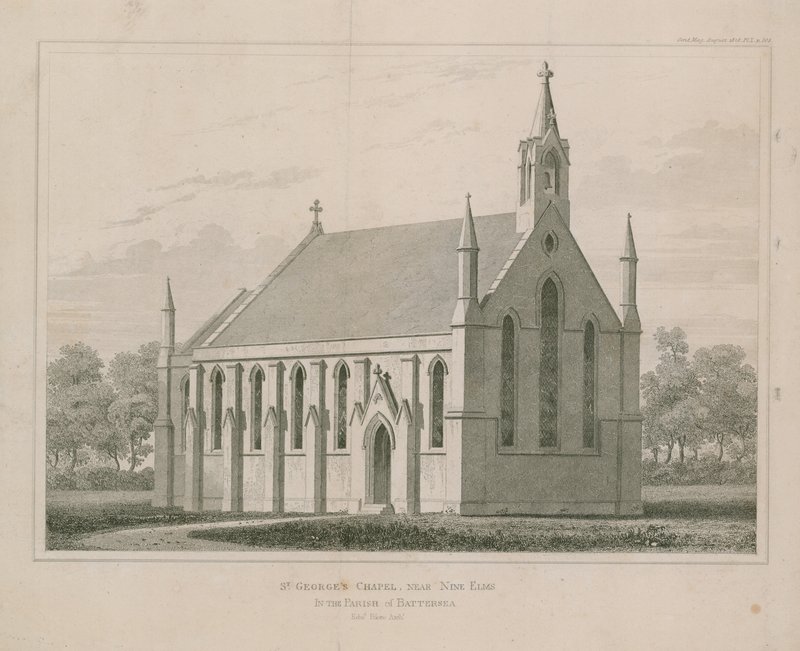 St Georges Chapel, lähellä Nine Elmsiä, Battersea tekijältä English School