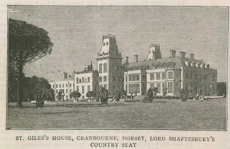St Giles House, Cranborne, Dorset, Lord Shaftesbury