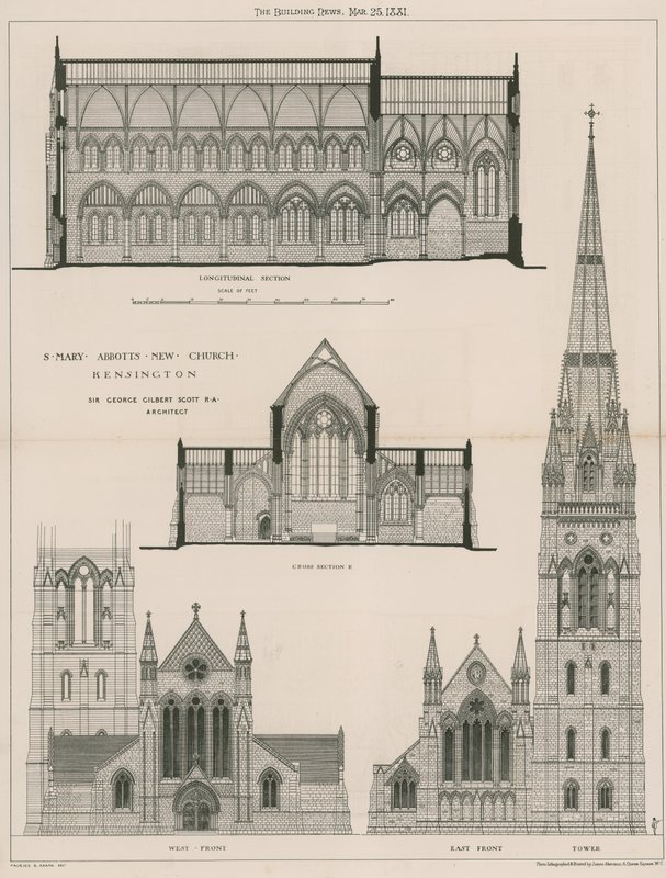 St Mary Abbotsin uusi kirkko, Kensington tekijältä English School