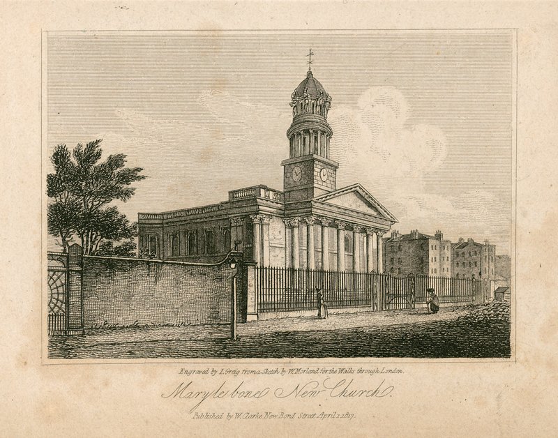 St Marylebonen kirkko, Lontoo tekijältä English School
