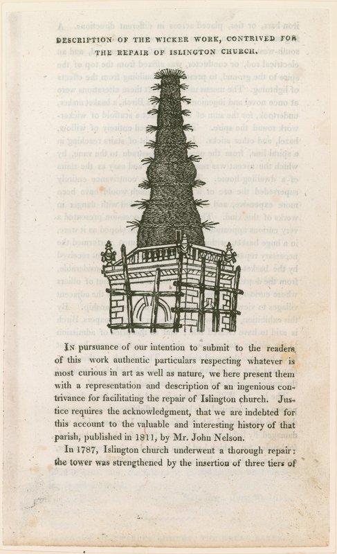 St Marys Church, Islington (vanha kirkko), pajutyöteline tekijältä English School