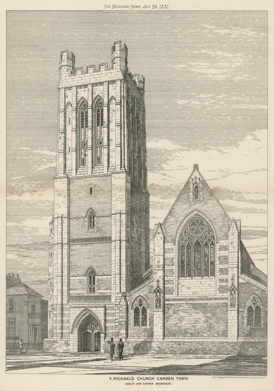 St Michaelsin kirkko Camden Townissa tekijältä English School