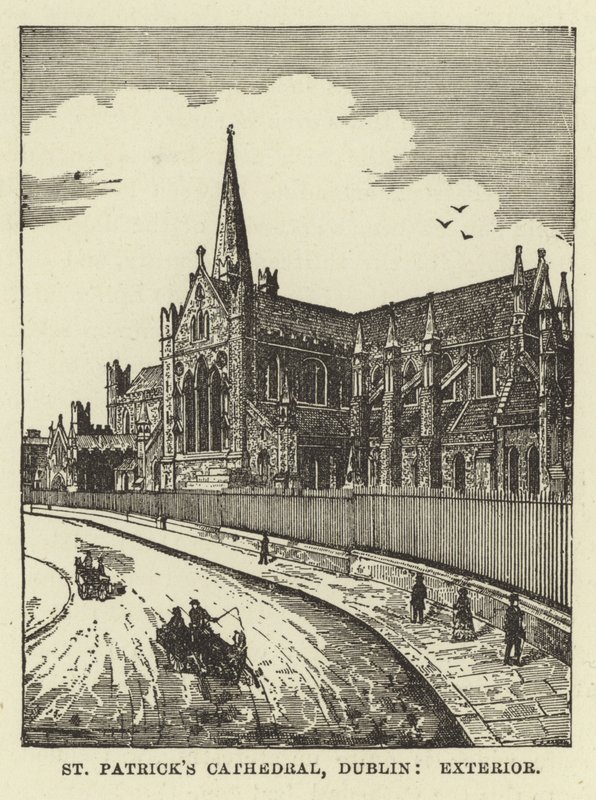 St Patricksin katedraali, Dublin, ulkoa tekijältä English School