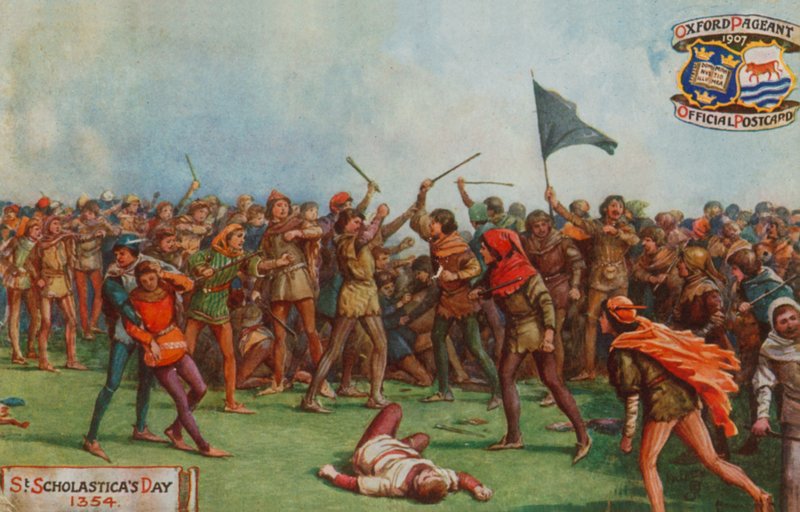 Pyhän Scholastican päivä, 1354 tekijältä English School