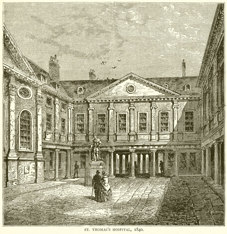 St. Thomassin sairaala, 1840 tekijältä English School